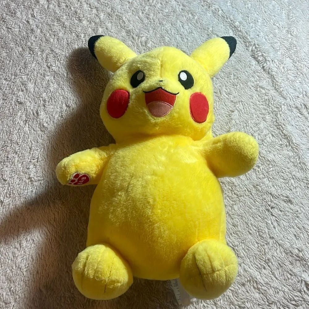 Build a banner, Pikachu plush